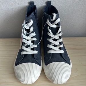 Kids  Blue/Shiloh Zipper Lace-Up Sneakers - Cat & Jack  4